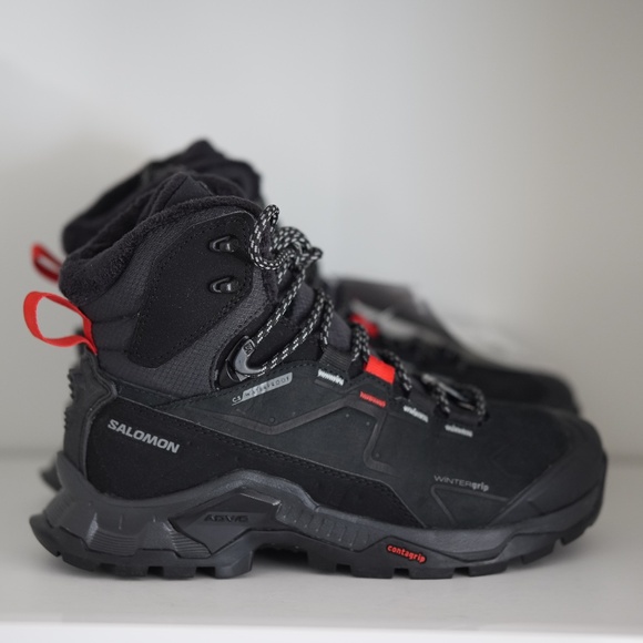 Salomon Gore-Tex Thinsulate Cross Country Ski Boots Mens 14 Gray‎ Black 417891 Salomon Gore-Tex Thinsulate Cross Country Ski Boots Mens 14  main image 4